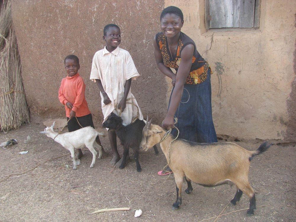 Pantaleo Shoki, Patrick Ignas and Diana Asimwe the young boys are orphans living with their care takers. 